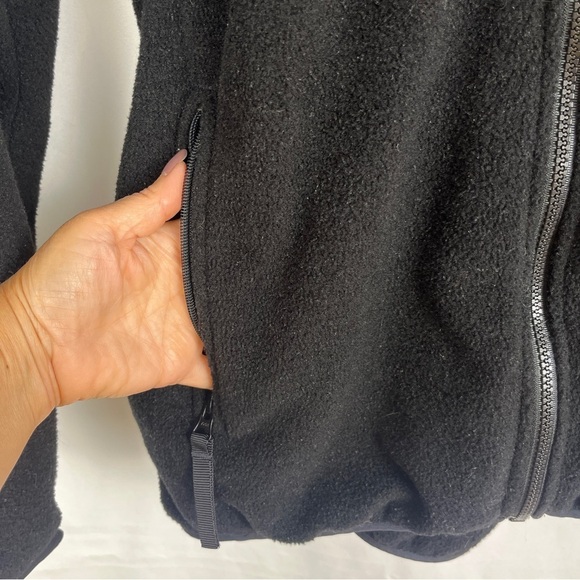 Vintage HELLY HANSEN Jacket Women's Large Black Full Zip Thick Fleece Outdoor - Picture 9 of 13